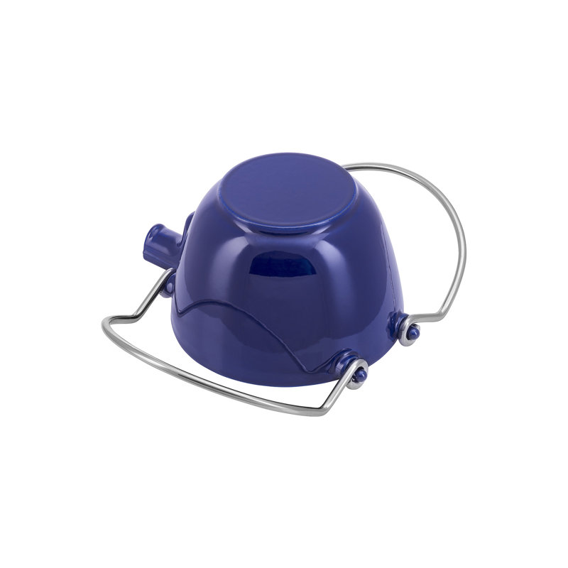 STAUB Cast Iron Tea Pot 1.15L, Dark blue