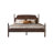 Elorien King Size Modern Farmhouse Solid Wood Platform Bed Frame, ERB-42-K, with Turned Spindle & Panel Headboard, Espresso Oak, No Box Spring Needed-981656582-981656600
