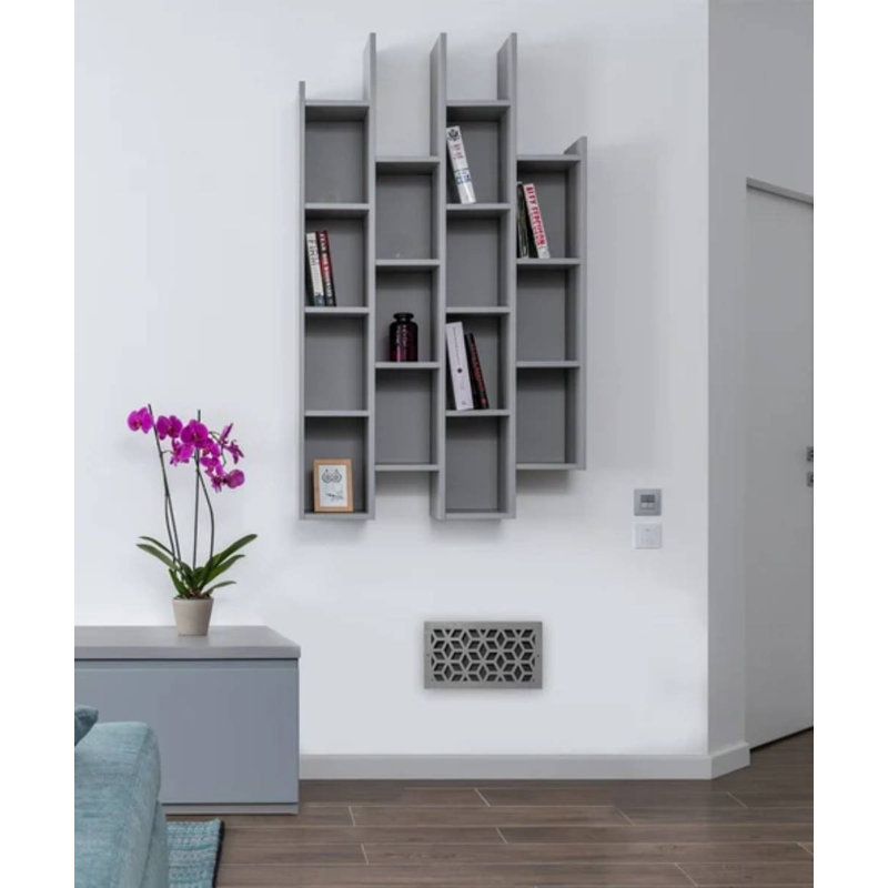 Registres muraux et de plafond Stellar Air White - 6 x 14 (ouverture de conduit) 8 x 16 - dimensions totales, White Paint
