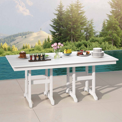 Table de salle à manger pour l'extérieur pour 6 personnes