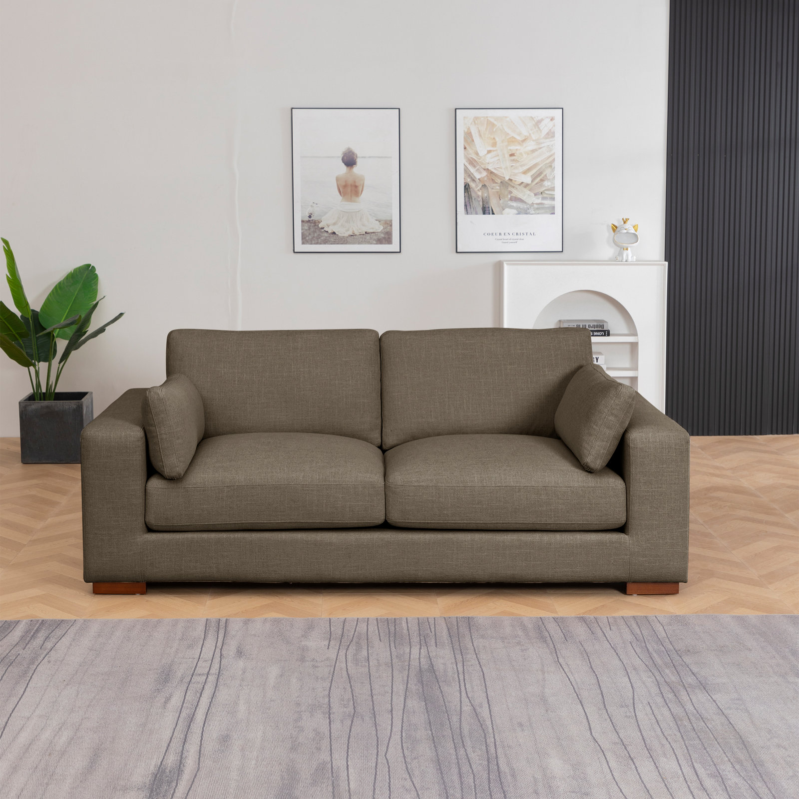 Copley 84" Sofa, Green