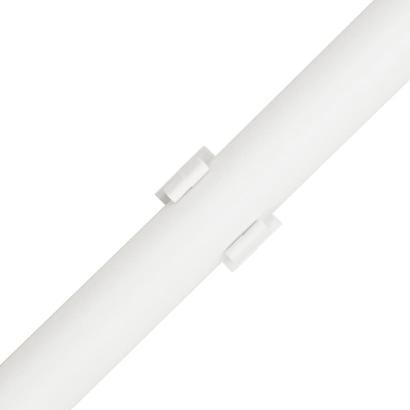 Vidaxl Cable Trunkings With Clips Diameter10 M PVC, 2cm W