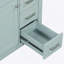 Meuble-lavabo de salle de bain sans lavabo, base d'armoire seulement, armoire de salle de bain avec tiroirs, structure solide-126590586
