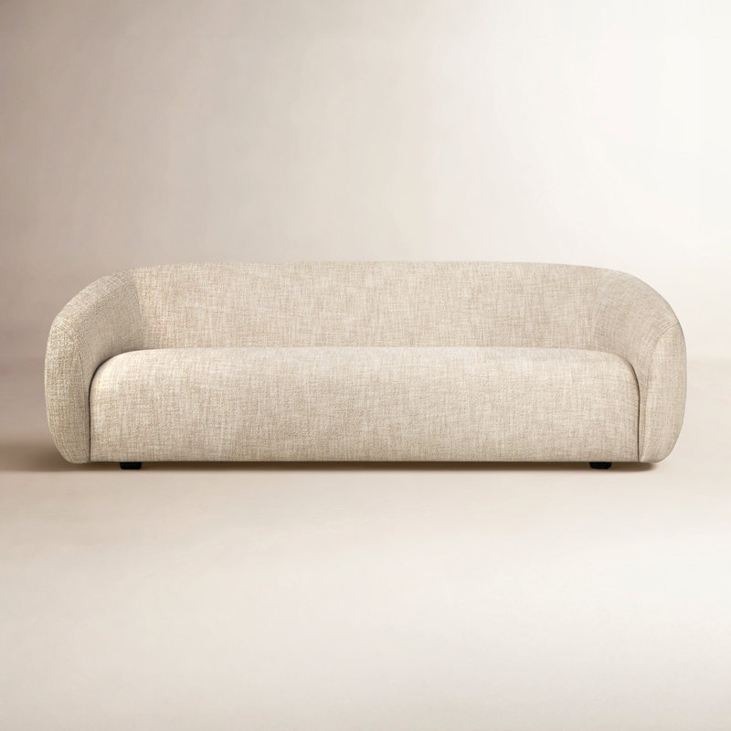 Channing Sofa, Yuma Cream 96% Polyester/4% Acrylic