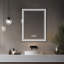 Bright LED Bathroom Mirror Front Light, 5 Mins Defog, Full HD Reflected, 3 Colors Dimmable, Wall Mounted-558003310-558003313