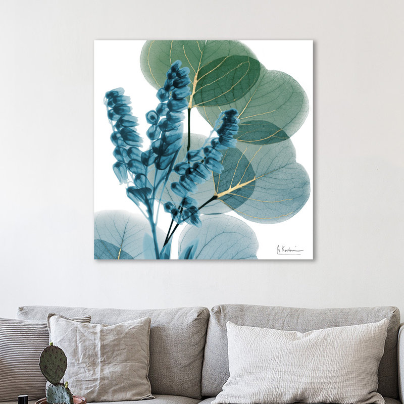 " Golden Lilly Of Eucalyptus ", 12" H x 12" W