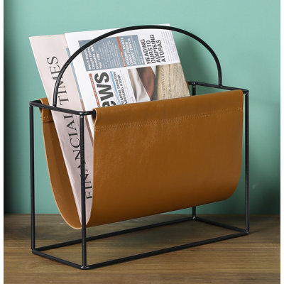 10" Small Free Standing Magazine Rack