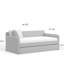Lit de jour simple avec couchette Chandita-1955202198