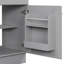 Meuble-lavabo de 20 po avec lavabo, meuble-lavabo avec tablette de porte et tablette réglable