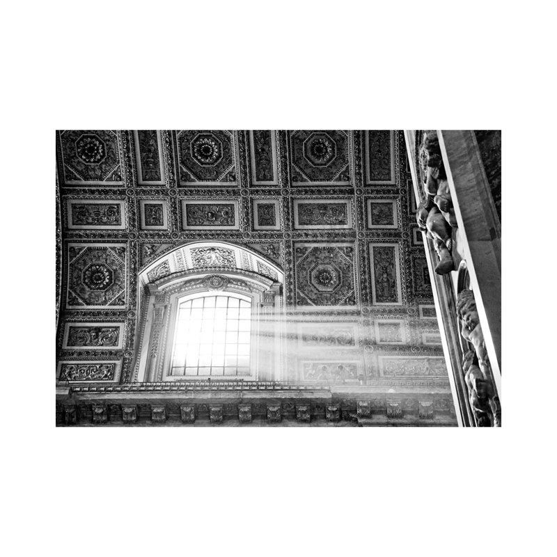 Light Beams In St. Peters Bascillica by Susan Richey - Gallery-Wrapped Canvas Giclée on Canvas, Canvas