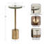 Table ronde en verre et verre-375684040-375684042