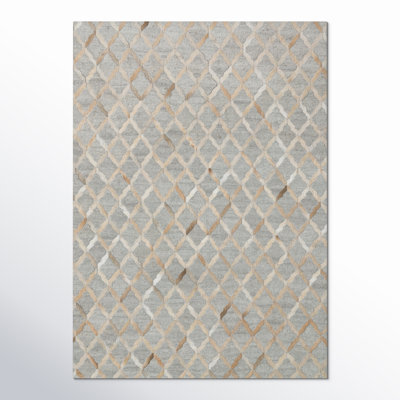 Stafford Cowhide Geometric Indoor Rug