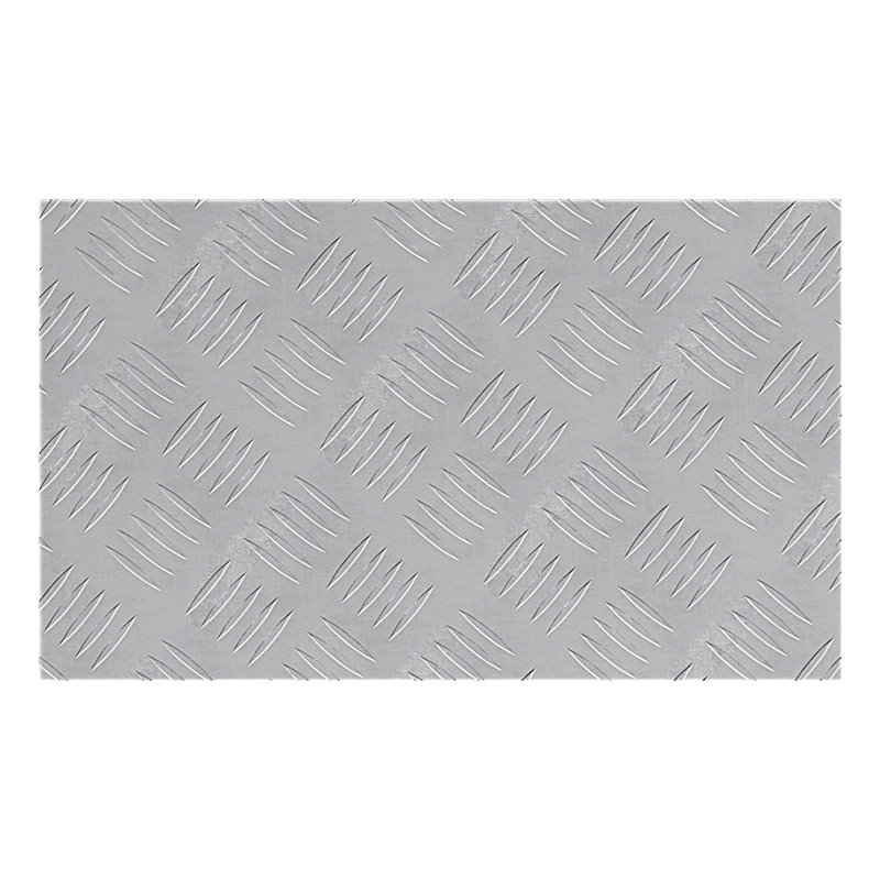 Silver Aluminium Aluminium Stair Treads, Rectangle 30cm x 50cm