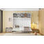 Lit escamotable double avec armoires supérieures-1412094629-1412094628