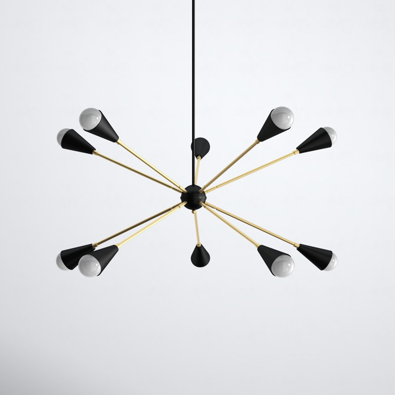 Monroe 10 - Light Sputnik Sphere Chandelier, No