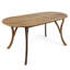 Table d'extérieur 70 po en bois avec finition en A pour utilisation