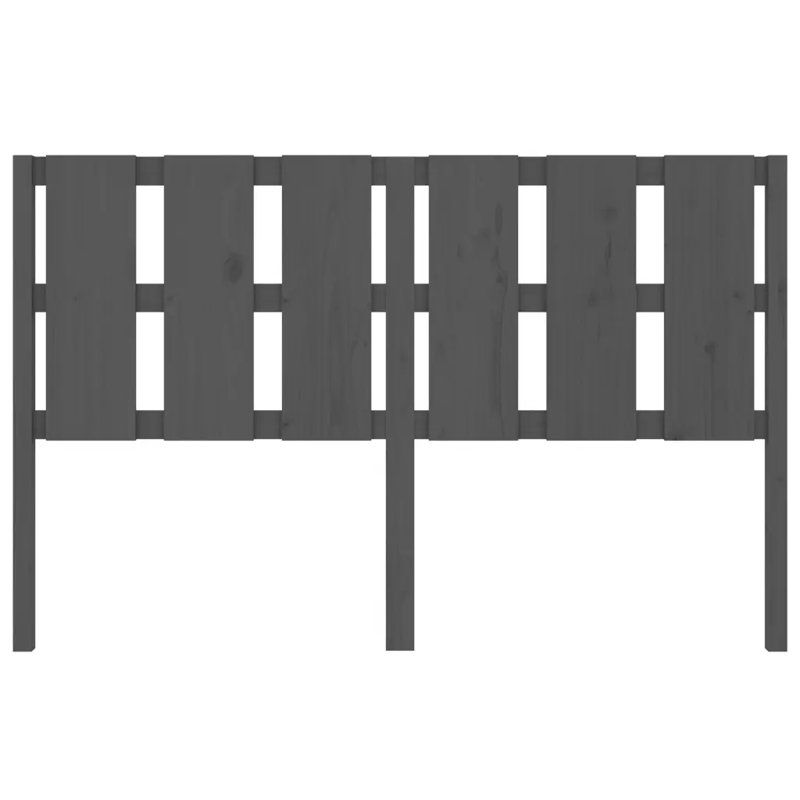 Jasara Solid Wood Headboard, 125.5 x 100 cm, Grey