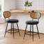 Tabouret de comptoir avec dossier en rotin-571577400-573548126