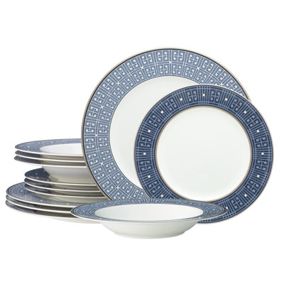 Service de table 12 pièces, service pour 4 Noritake Infinity