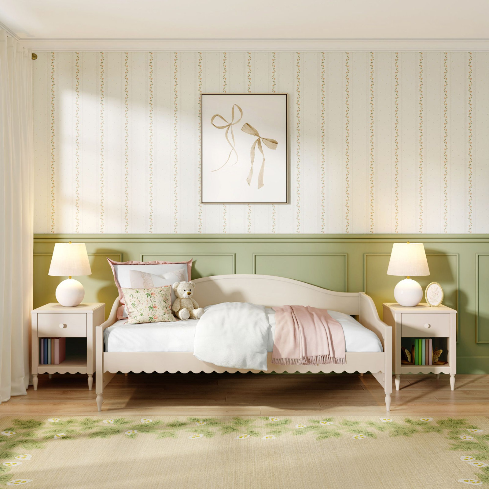 Charlotte Day Bed, Linen White