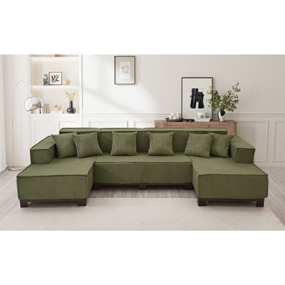 Modern U-Shaped Sectional Sofa