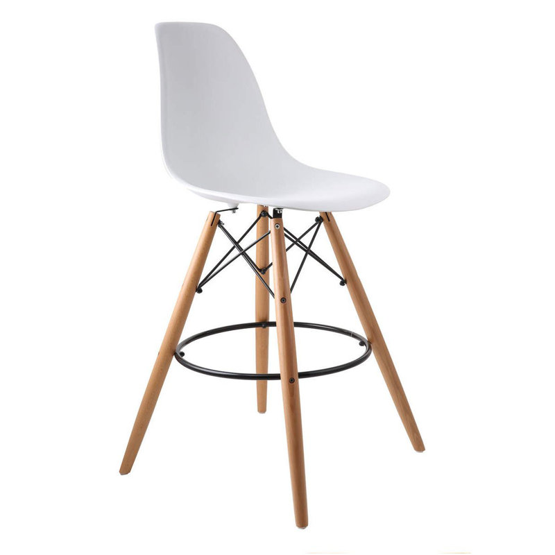 Modholic Eiffel Counter Stool, White