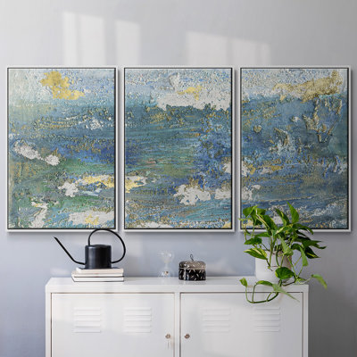 Sparkling Sea I - Toile encadrée multi-pièces
