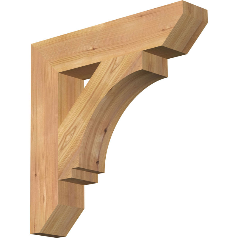 BKTIMP06 Support en bois rustique à lattes impériales, Douglas (lisse), H 18 po x l 3,5 po x P 18 po