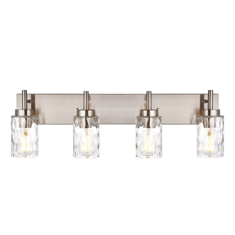 Littlehampt 4 - Light Dimmable Vanity Light, Brushed Nickel