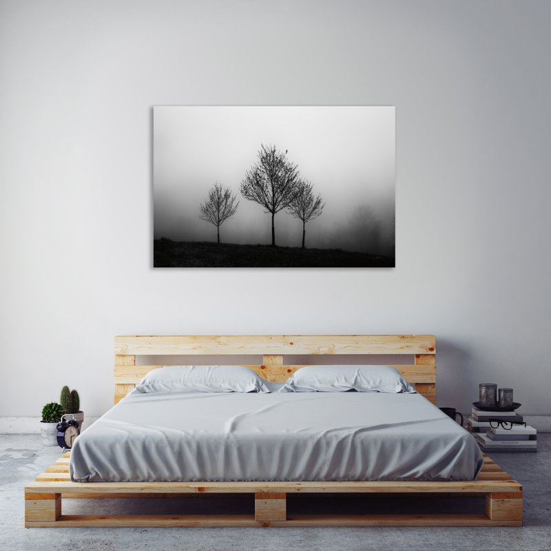 «In The Fog», toile tendue par Aledanda, H 28 po x l 42 po x P 1,5 po