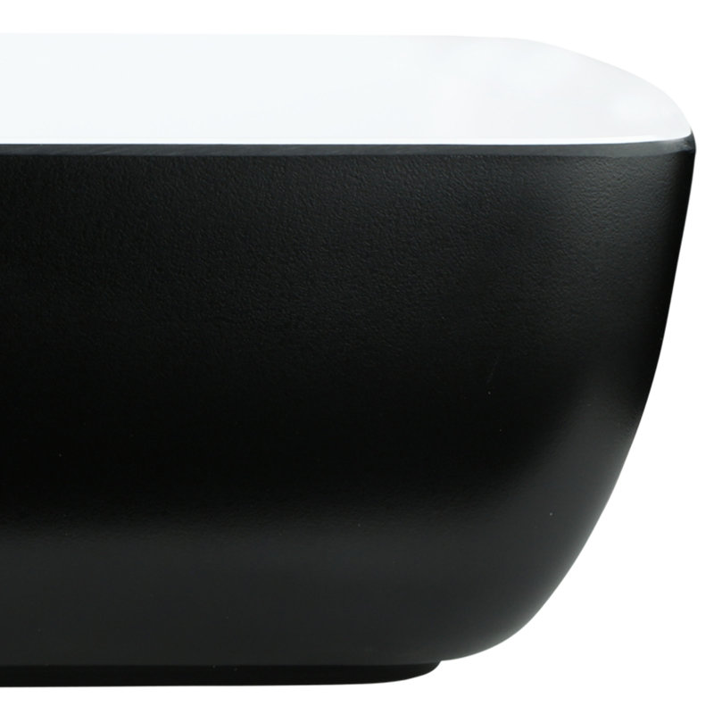 Elite Global Solutions Infinity Melamine Serving Bowl, Black