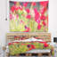 Fleur, coquelicots rouges sur fond vert-28488475
