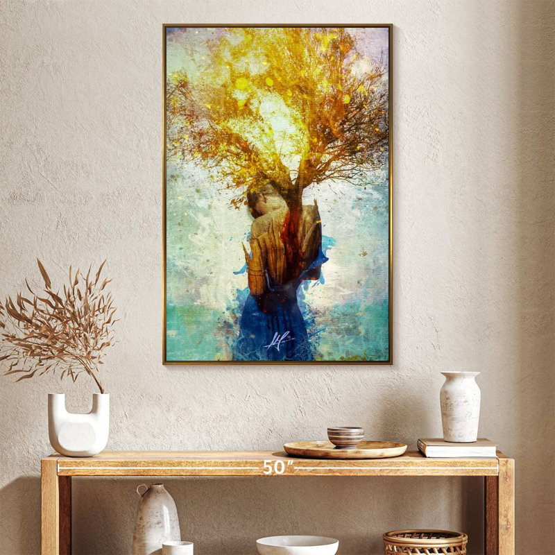 Forgiveness, Floating Frame Gold, 27" x 40"