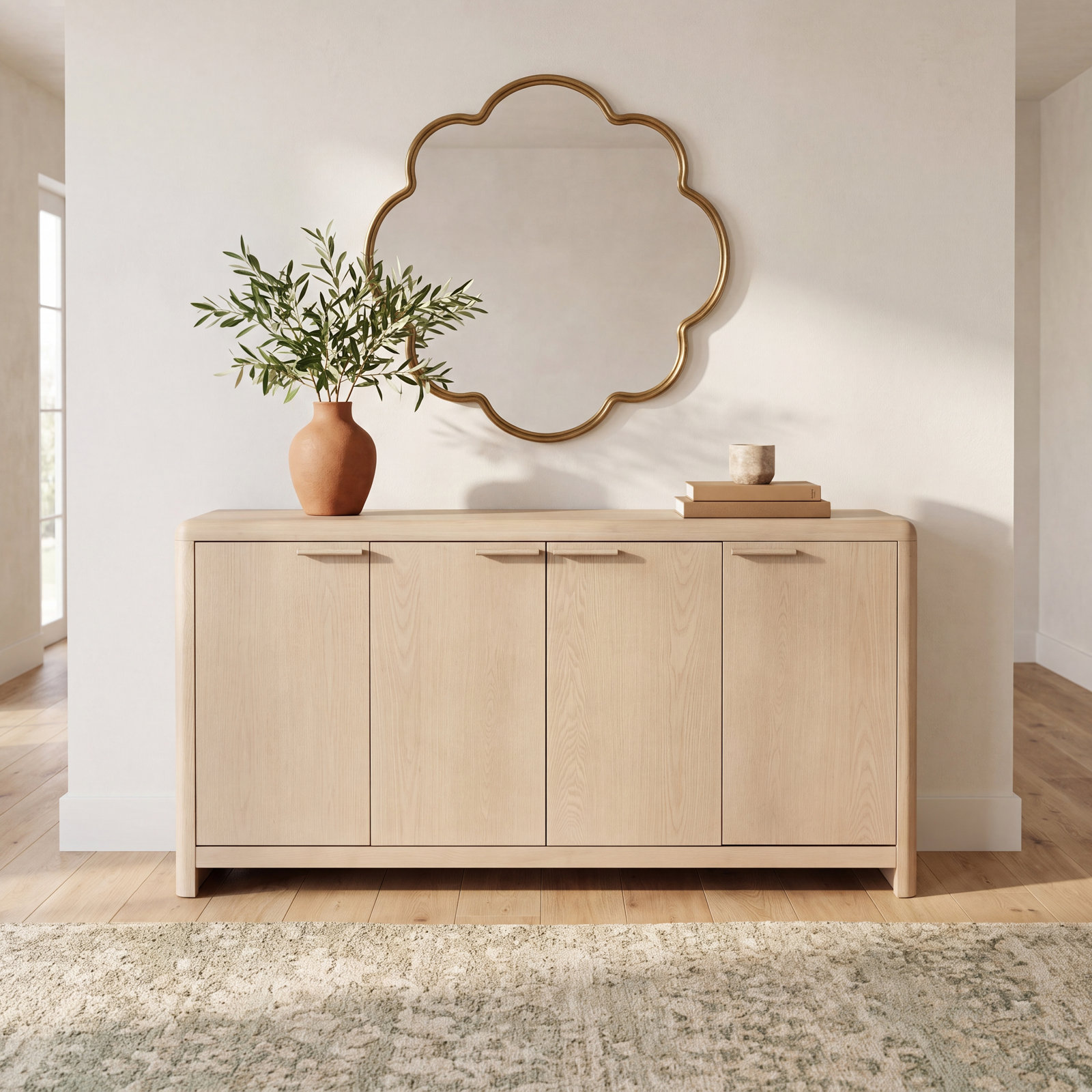 4-Door Sideboard Cabinet