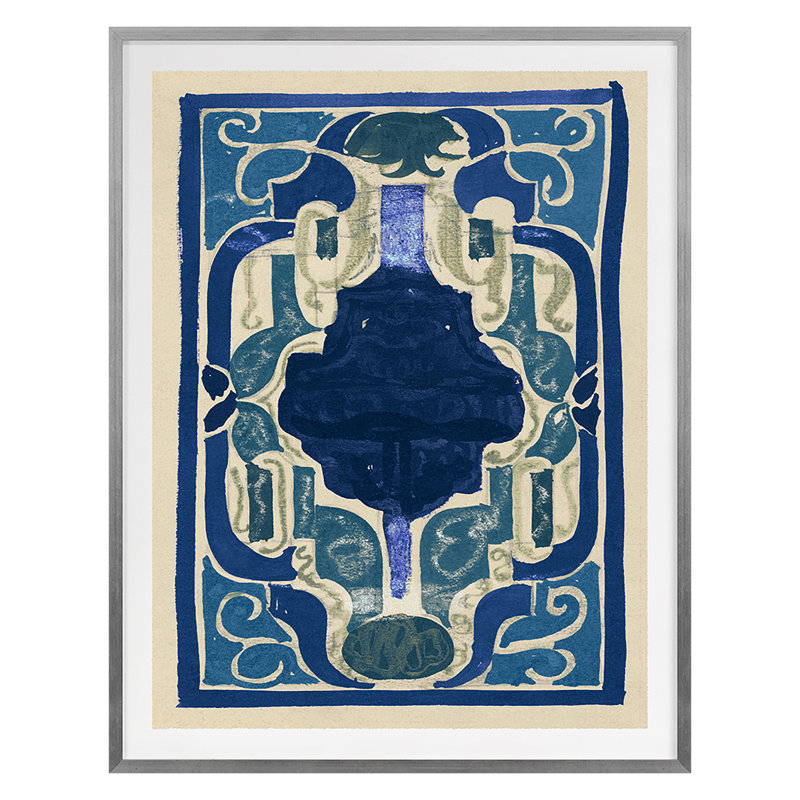 Rug Sketch 7 Print by Grand Archives, 22" H x 18" W