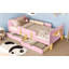 Lit plateforme simple avec tiroirs de rangement, structure de lit en bois massif-124917478-124917480