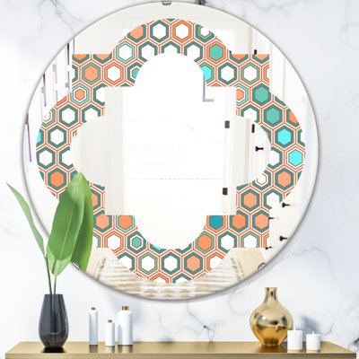 Miroir mural Hexagon