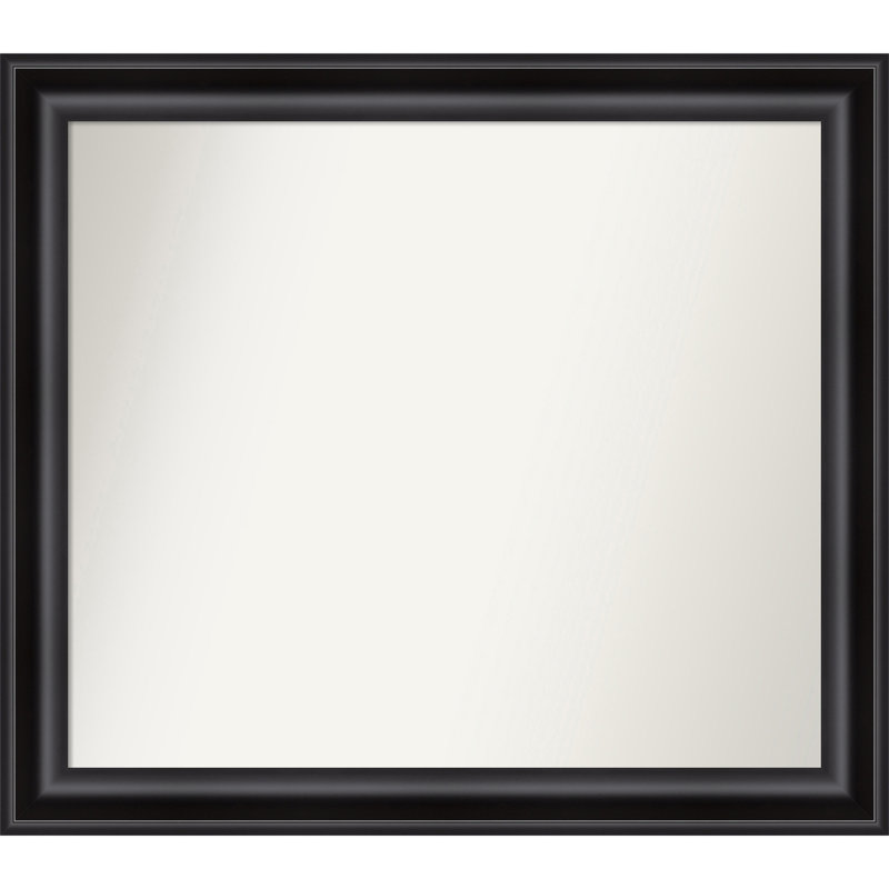 Miroir d'appoint mural en plastique Churchton, 36,75 po x 41,75 po