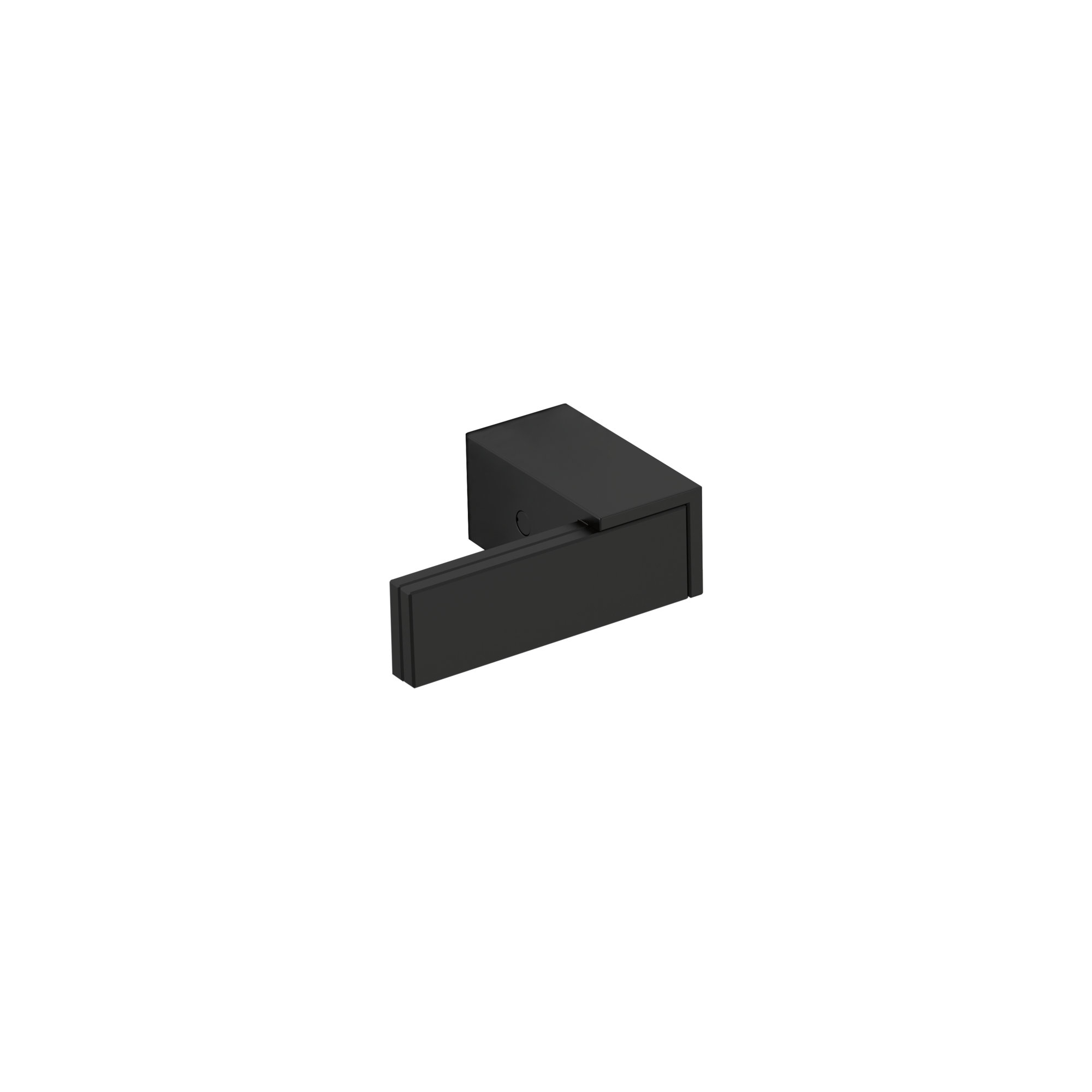 Siderna® Two-Handle Wall Mount Tub Filler, Lever, Matte Black