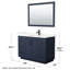 Ensemble de meuble-lavabo simple autoportant 48 po avec plateau en quartz Miranda-98147009-98147010-98162506