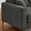Canapé modulaire en L en chenille avec console centrale mobile, rangement, porte-gobelets et USB-796383571