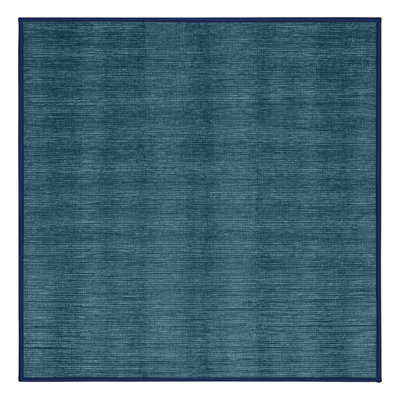 Machine Washable Solid Gray Area Rug