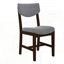 Chaise de salle à manger rustique 4 pièces - Structure en bois massif avec coussin en tissu, chaise d'appoint rembourrée pour la cuisine, la salle à manger, le salon-816430231-816430227