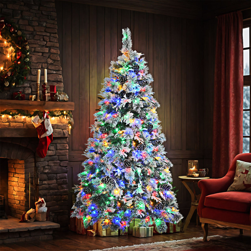 Arbre de Noël 4 pi avec lumières en pin, 6'