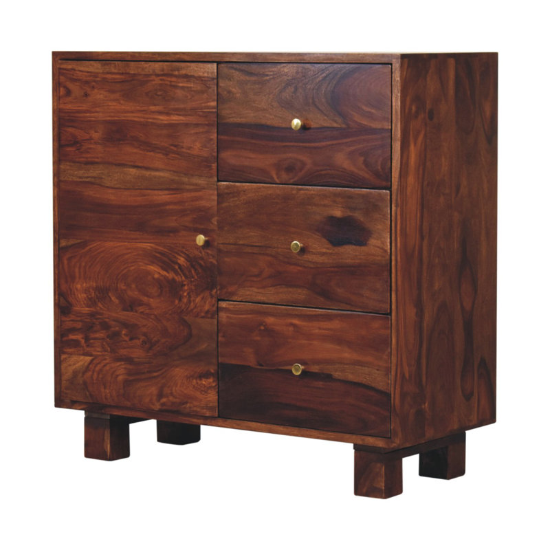 Almus 80cm Solid Wood Sideboard