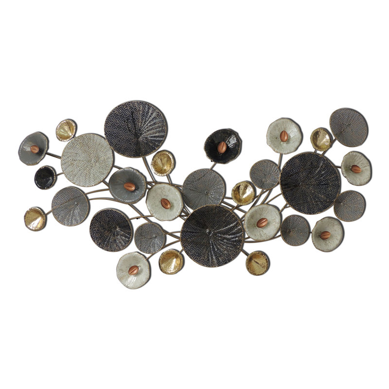 Modern Circles Metal Wall Décor - 28" x 50"