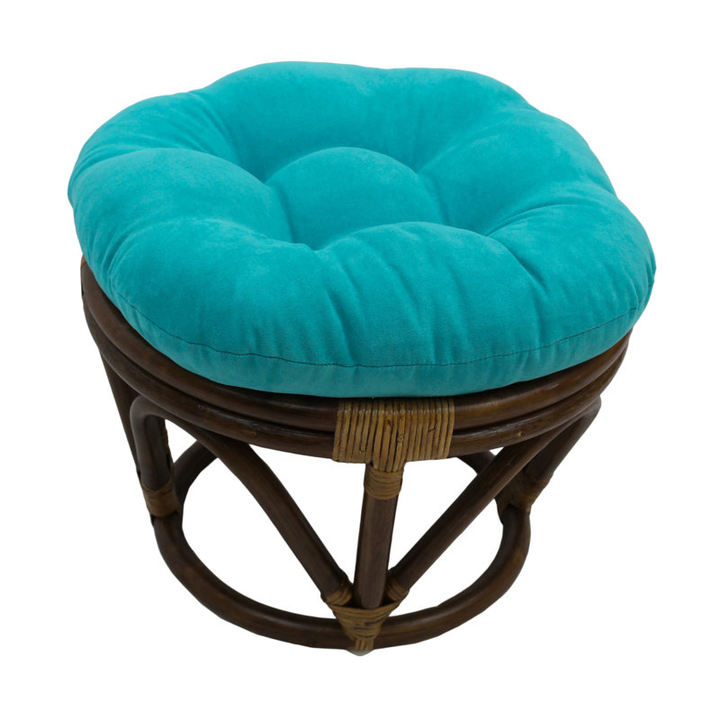 Coussin de repose-pieds d'intérieur, Bleu