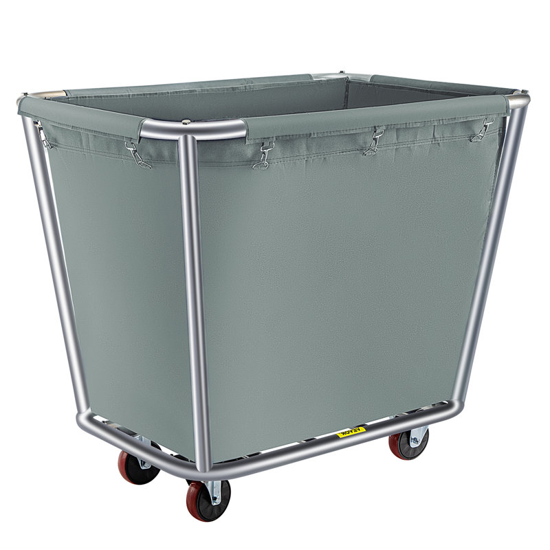 Tissu / chariot en acier inoxydable avec roulettes