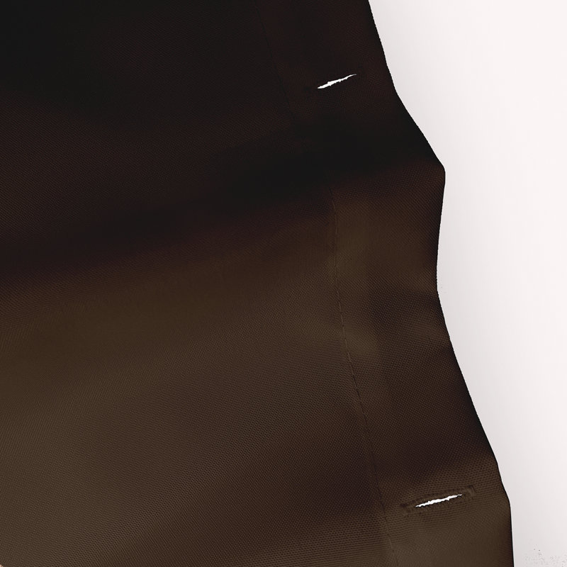 Rideau de douche simple Xenia, Brun