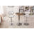 Leopoldo Swivel Upholstered Adjustable with Metal Frame-1273325873